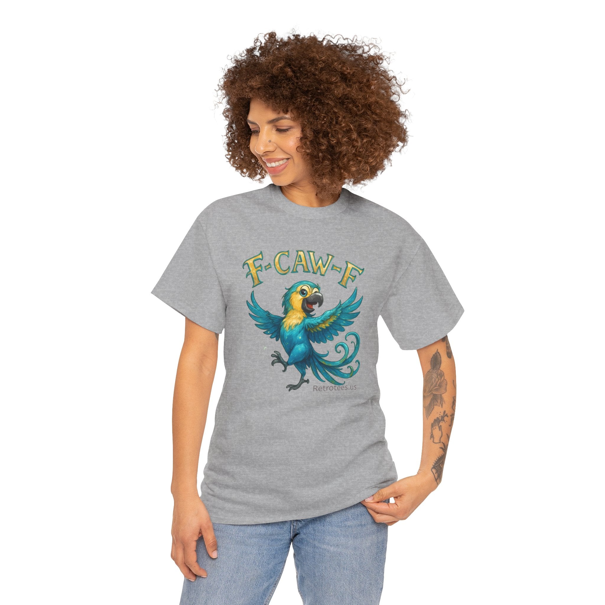 Parrot 'F-CAW-F' Graphic Tee