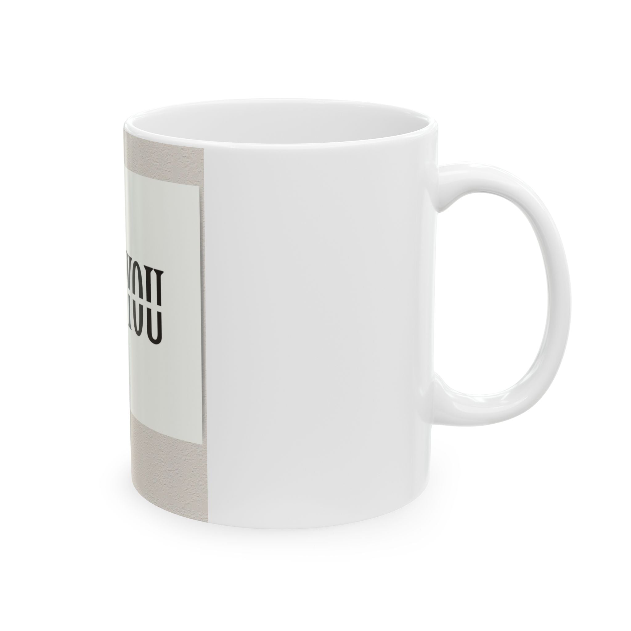 Ceramic Mug — 'Love You'