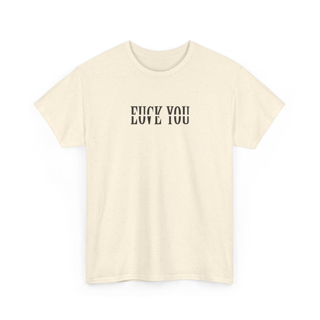 Ambigram "Love You / F*** You"