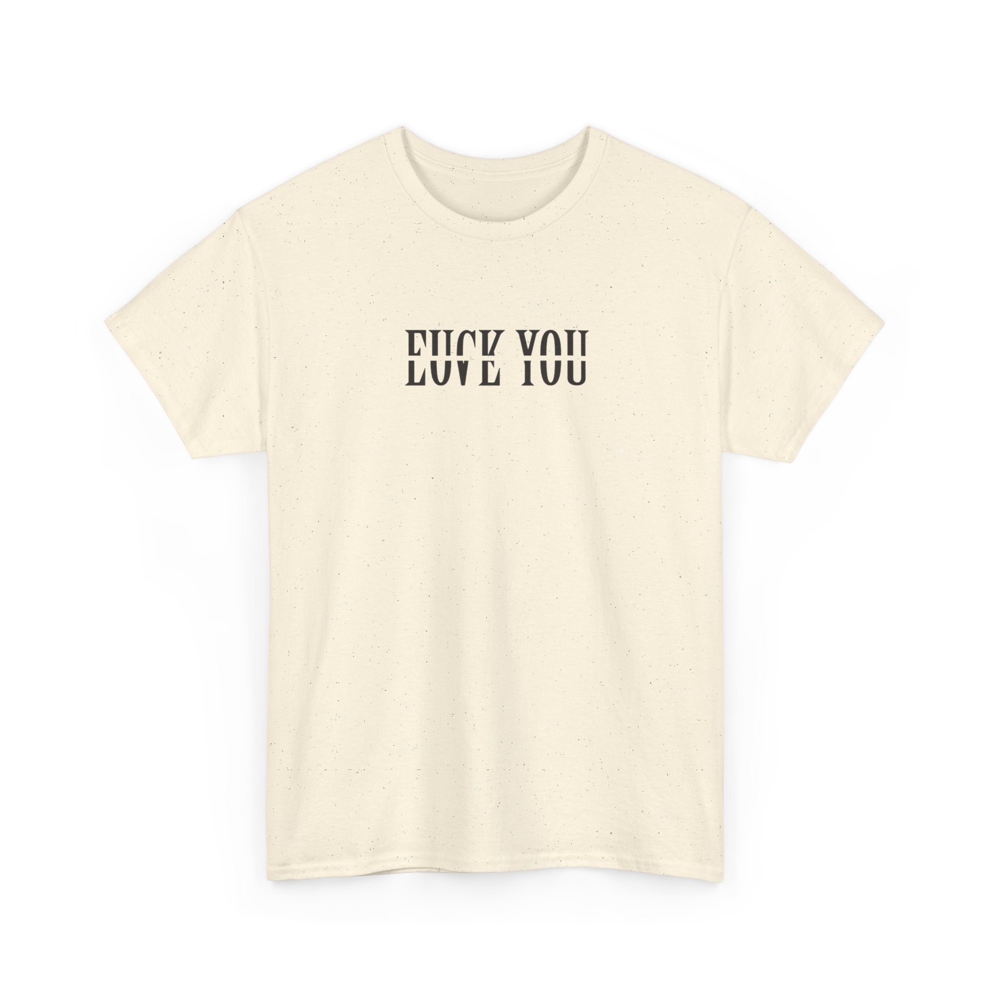 Ambigram "Love You / F*** You"