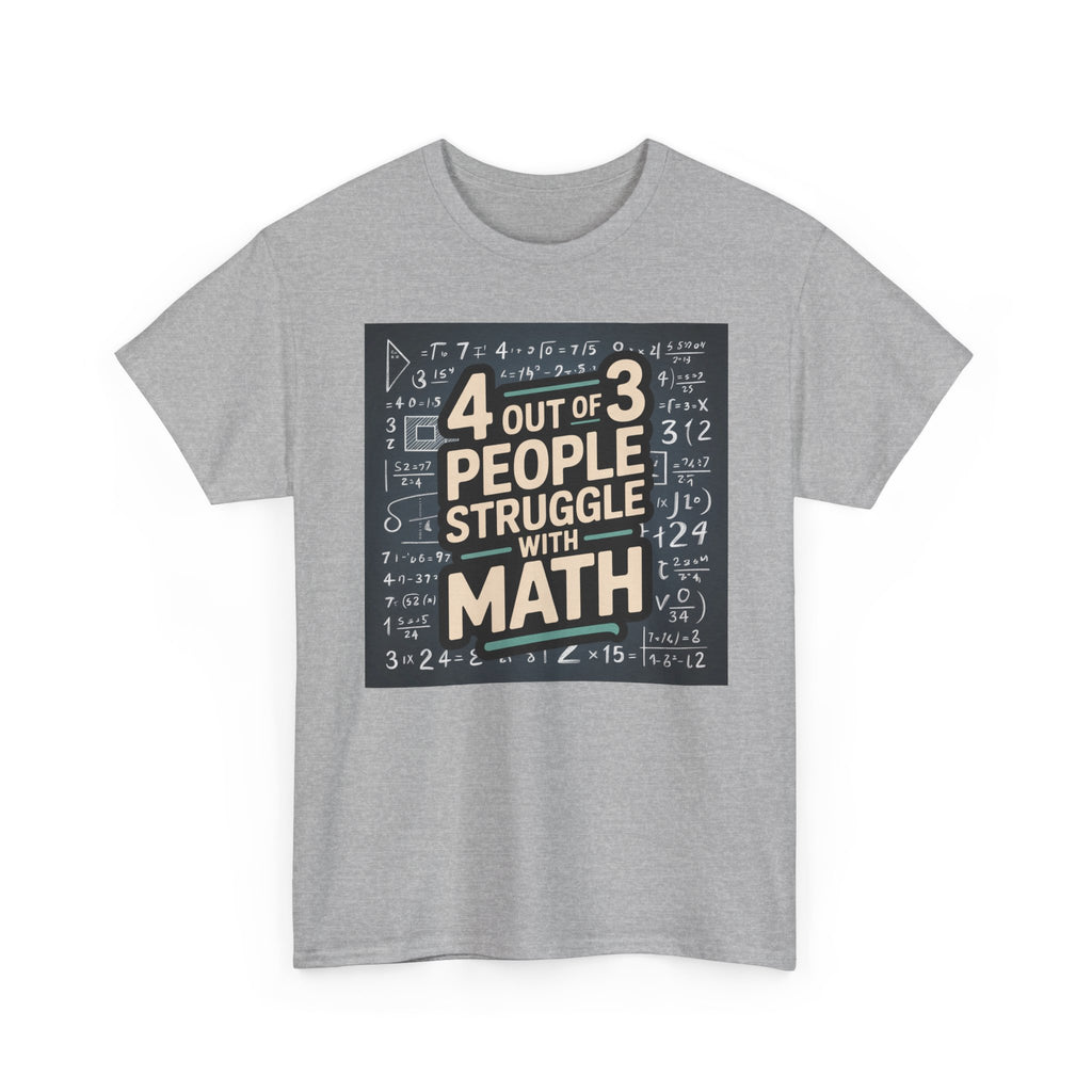 Funny Math T-Shirt, Perfect Gift for Teacher Appreciation, Back to School, Math Enthusiasts, Casual Wear, Humor Tee