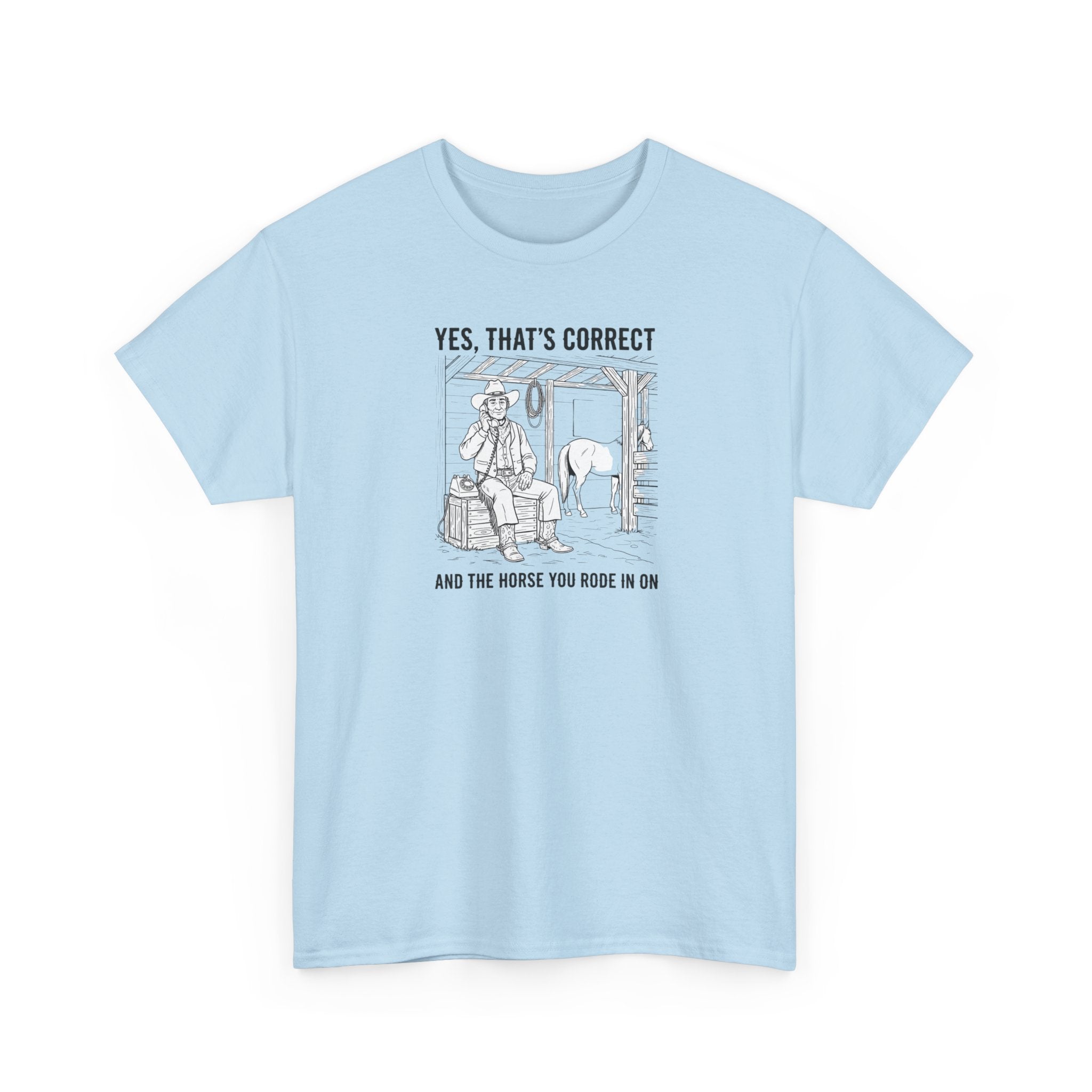 ...and the horse you rode in on - Heavy Tee