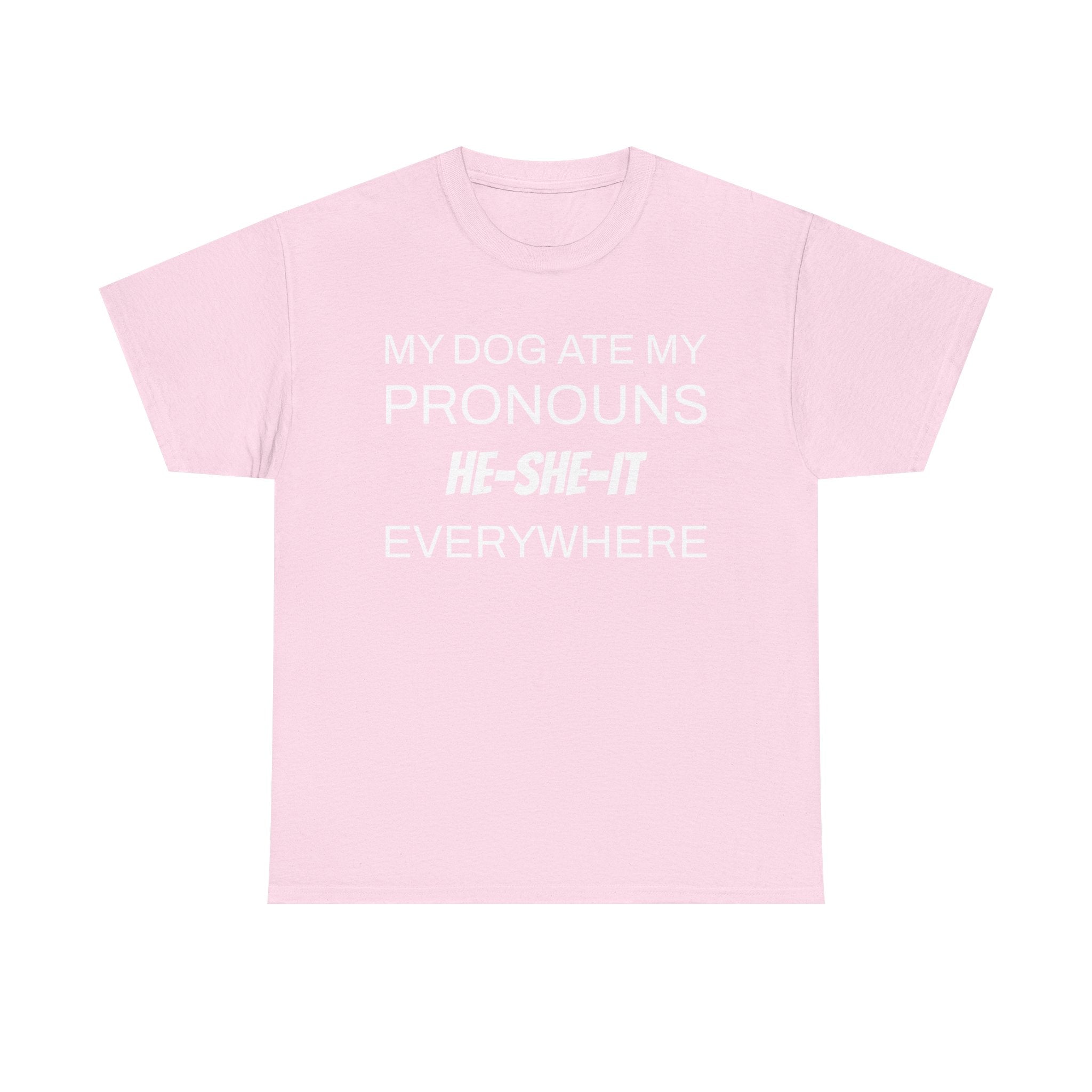 Funny Pronouns T-Shirt, Trendy LGBTQ+ Pride Tee, Casual Wear, Everyday Statement Top