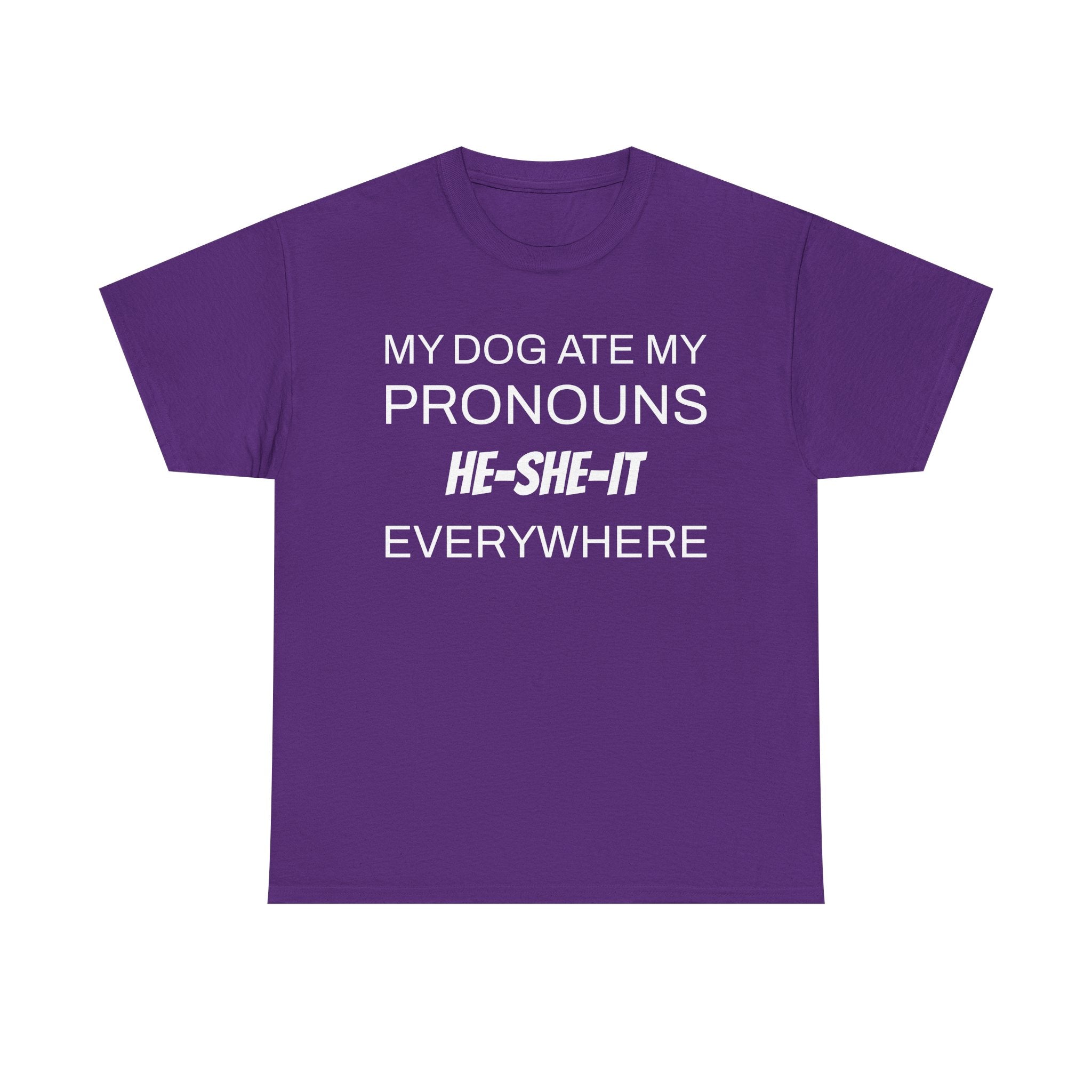 Funny Pronouns T-Shirt, Trendy LGBTQ+ Pride Tee, Casual Wear, Everyday Statement Top