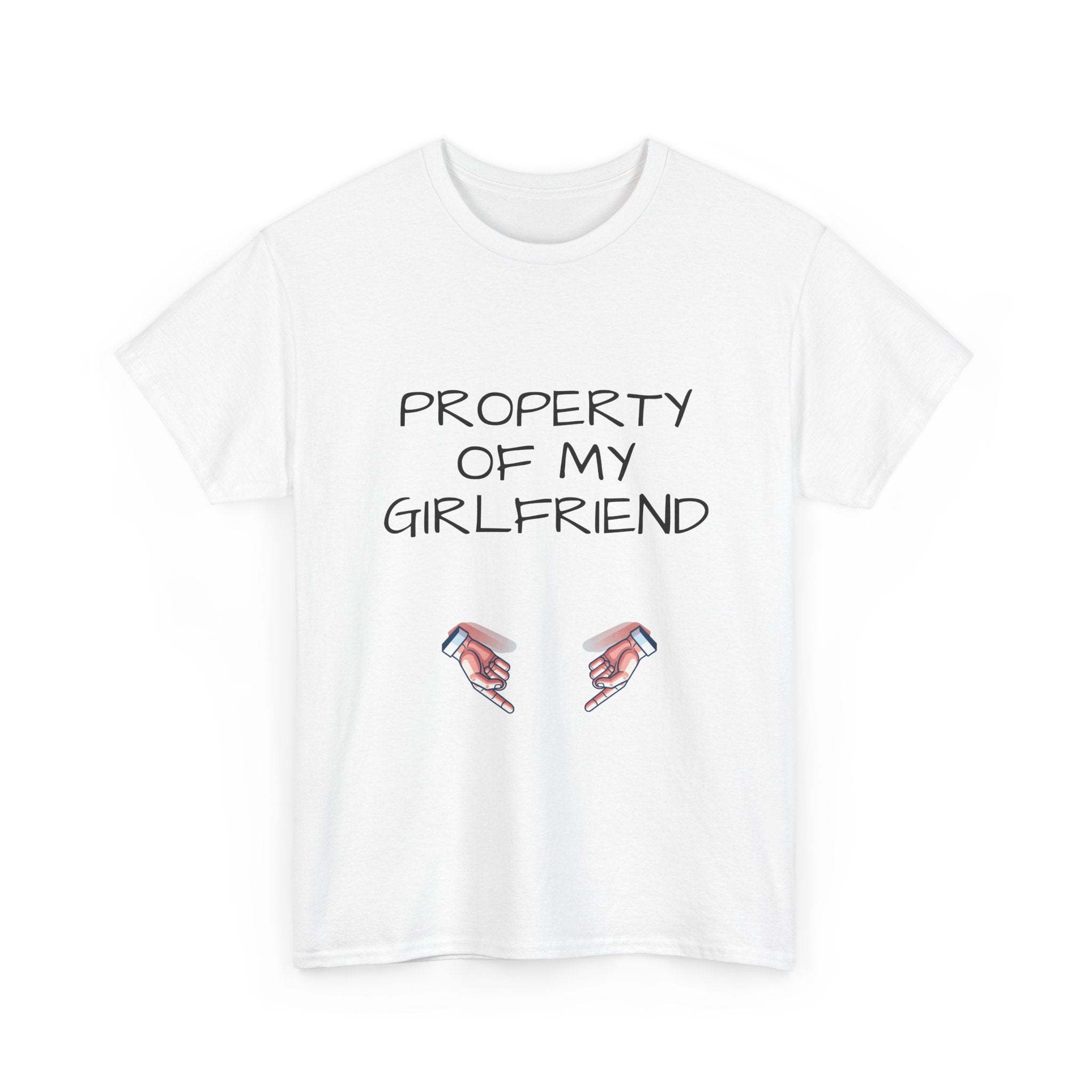 Property of My Girlfriend Tee - Cute Unisex Cotton Shirt, Couples Gift, Relationship Humor Tee, Valentine's Day Gift, Fun Casual Wear