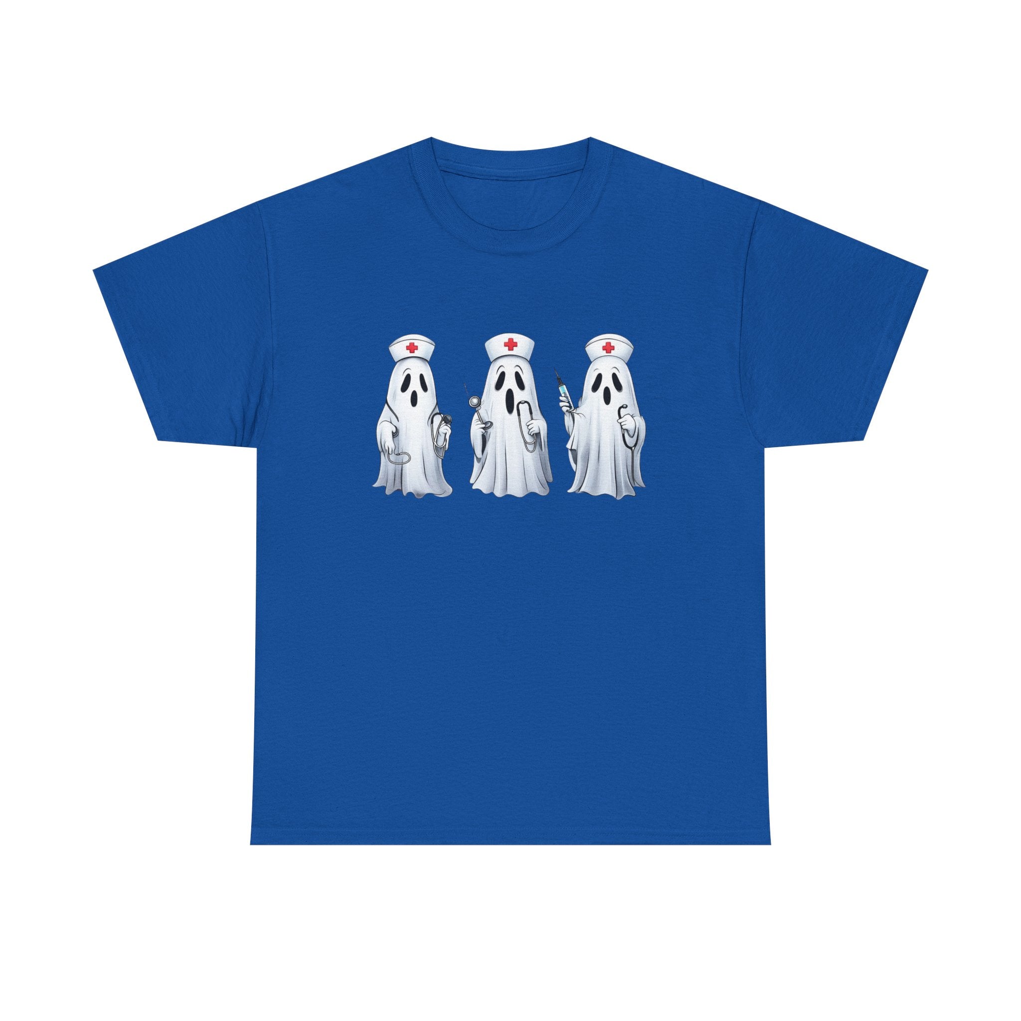 Ghostly Nurses Unisex Heavy Cotton Tee