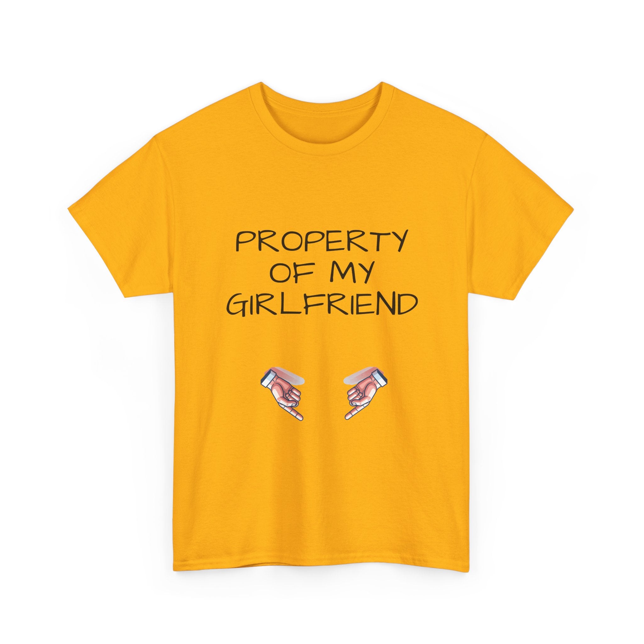 Property of My Girlfriend Tee - Cute Unisex Cotton Shirt, Couples Gift, Relationship Humor Tee, Valentine's Day Gift, Fun Casual Wear