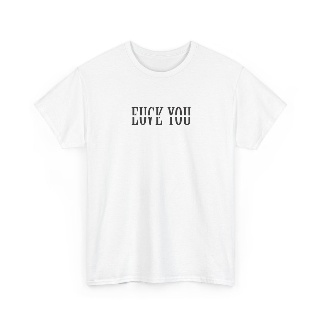 Ambigram "Love You / F*** You"