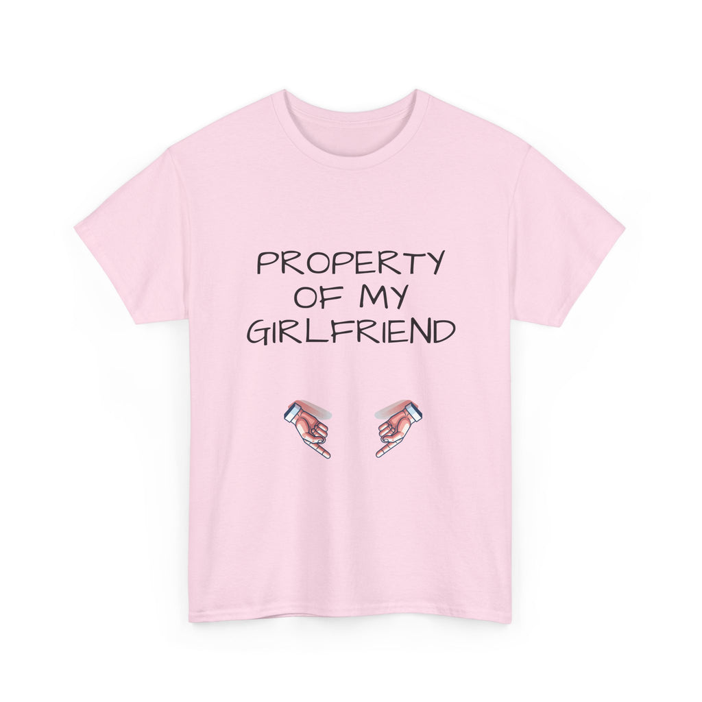 Property of My Girlfriend Tee - Cute Unisex Cotton Shirt, Couples Gift, Relationship Humor Tee, Valentine's Day Gift, Fun Casual Wear
