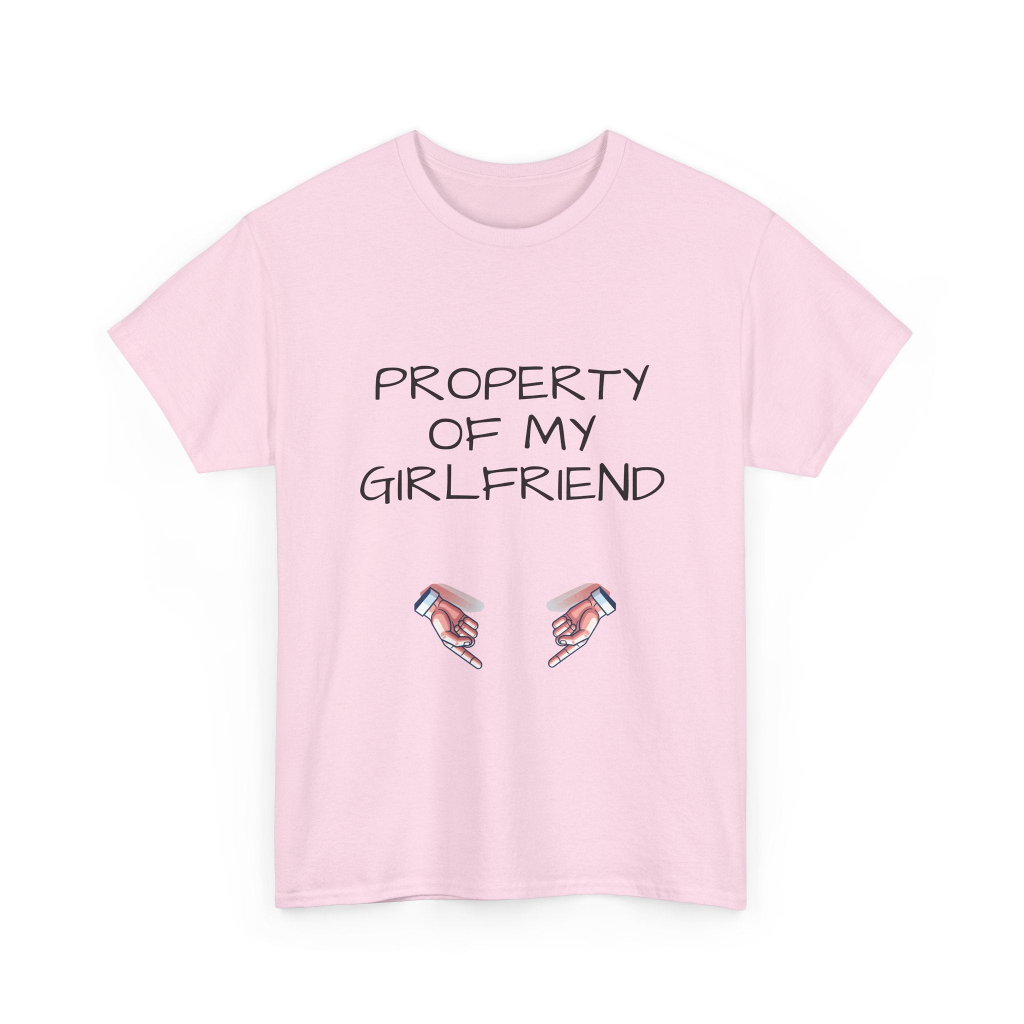 Property of My Girlfriend Tee - Cute Unisex Cotton Shirt, Couples Gift, Relationship Humor Tee, Valentine's Day Gift, Fun Casual Wear