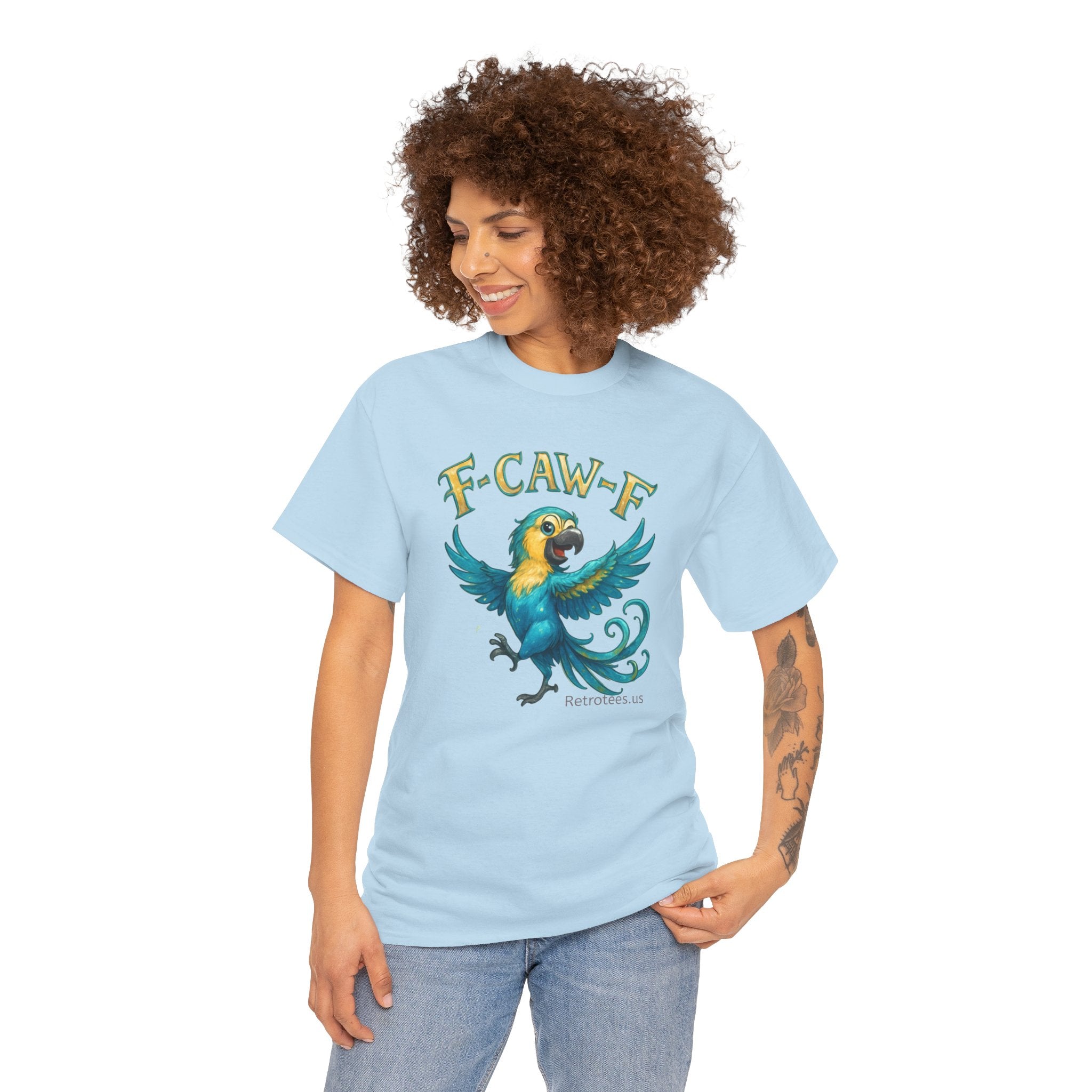 Parrot 'F-CAW-F' Graphic Tee