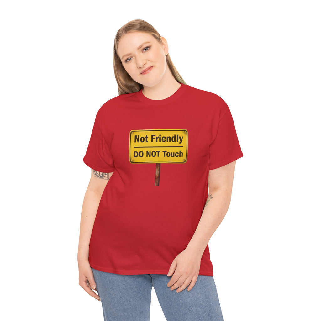Not Friendly - Heavy Cotton Tee