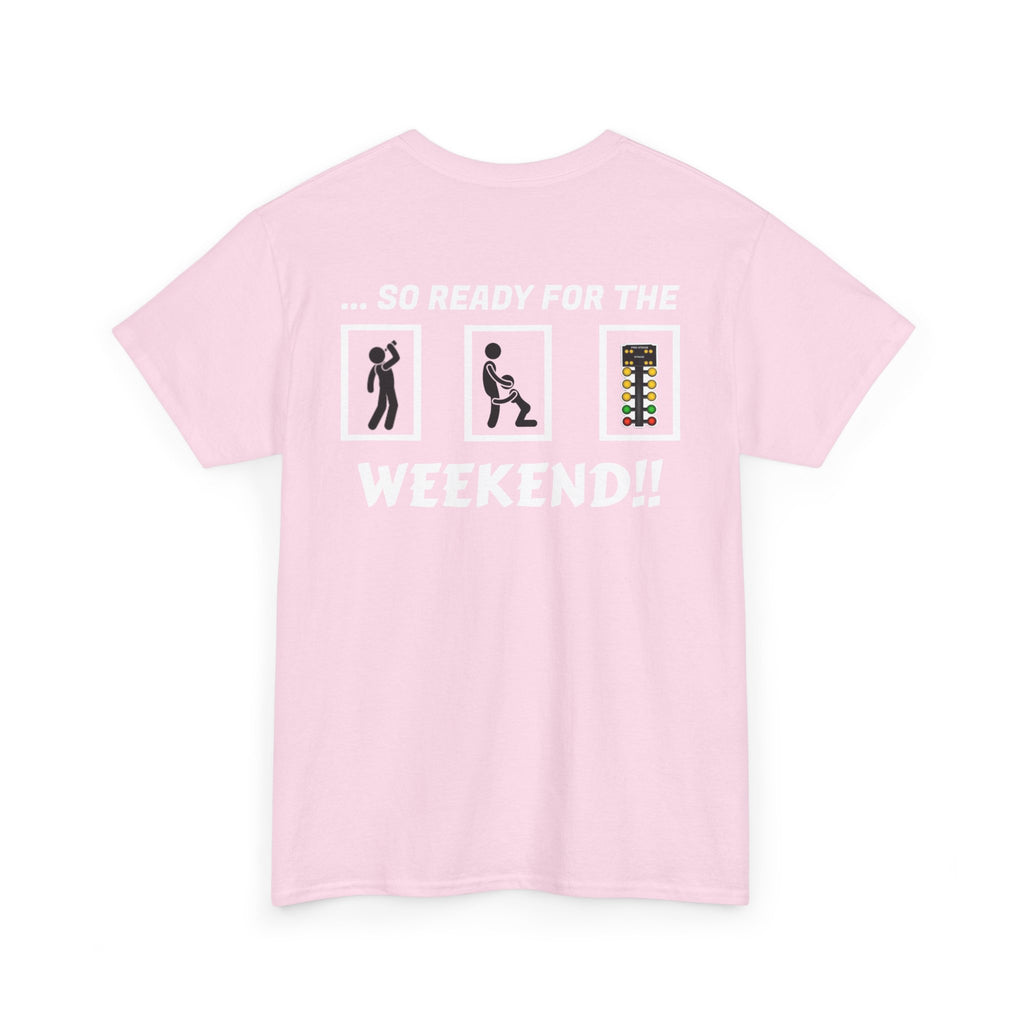 Weekend Vibes Unisex Heavy Cotton Tee, Casual Graphic Shirt, Perfect for Relaxation, Gift for Friends, Summer Wear
