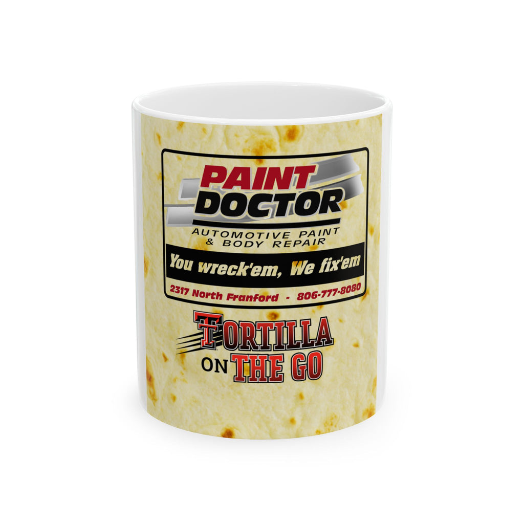 Paint Doctor 'Tortilla On The Go' Ceramic Mug —  (11oz/15oz)