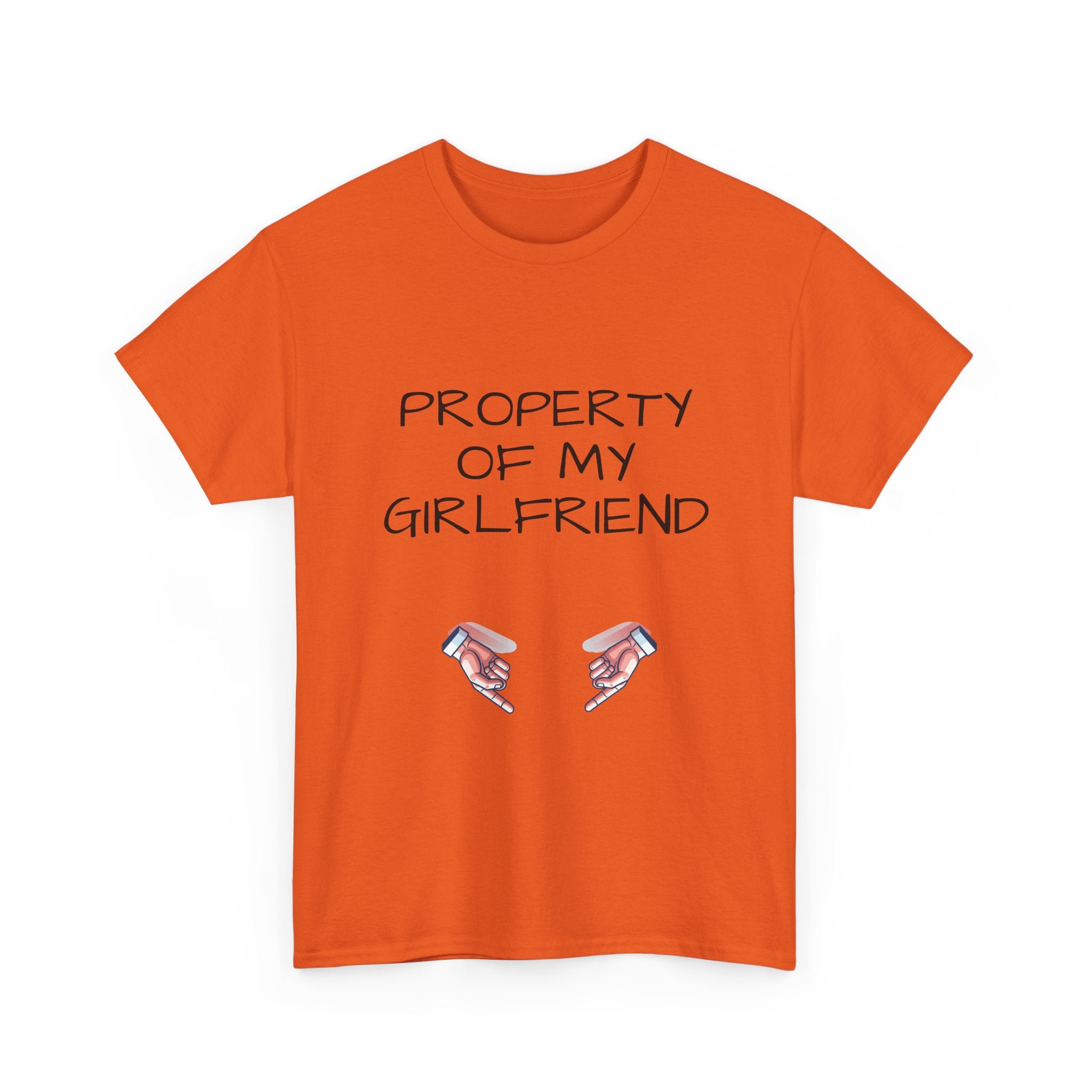 Property of My Girlfriend Tee - Cute Unisex Cotton Shirt, Couples Gift, Relationship Humor Tee, Valentine's Day Gift, Fun Casual Wear