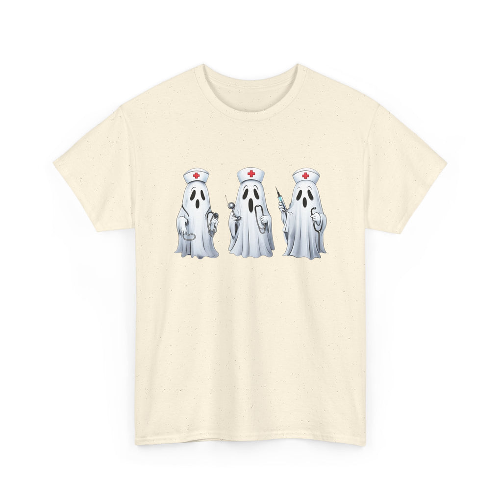 Ghostly Nurses Unisex Heavy Cotton Tee