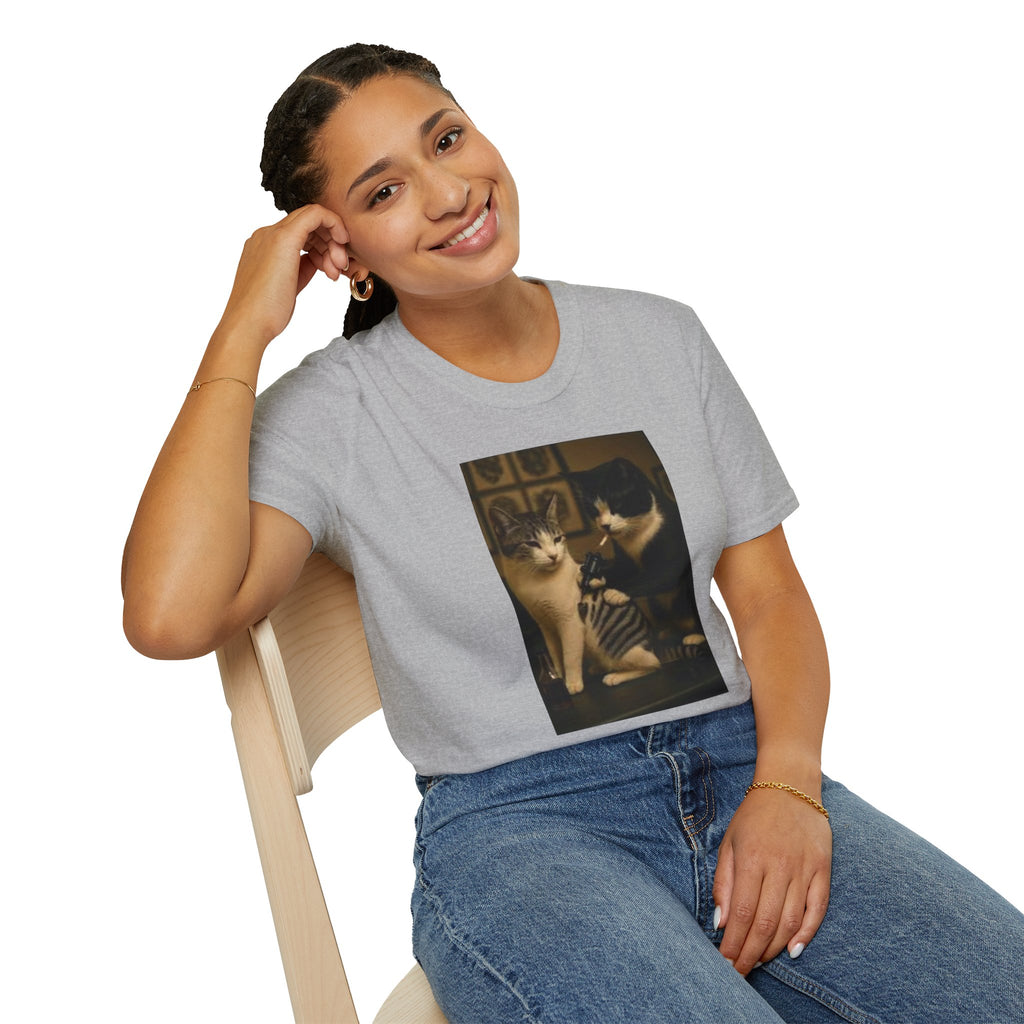 Cat Tatoo- Soft Tee