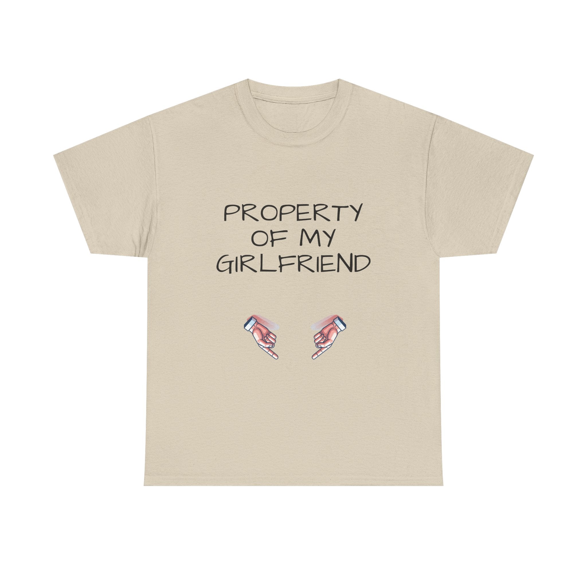 Property of My Girlfriend Tee - Cute Unisex Cotton Shirt, Couples Gift, Relationship Humor Tee, Valentine's Day Gift, Fun Casual Wear
