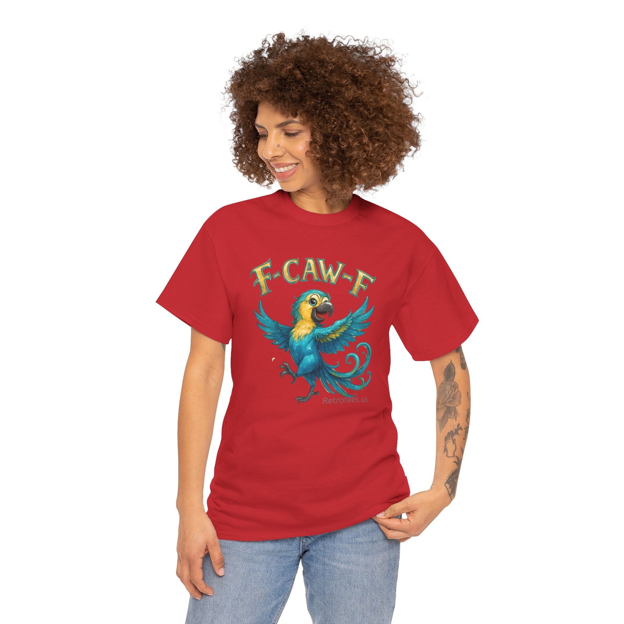 Parrot 'F-CAW-F' Graphic Tee