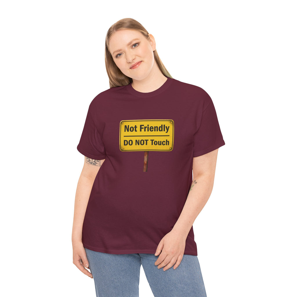 Not Friendly - Heavy Cotton Tee