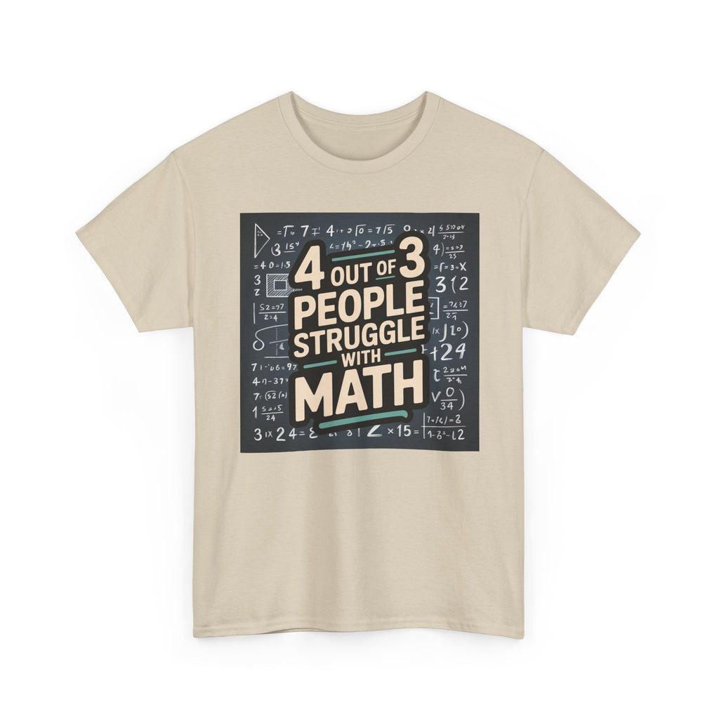 Funny Math T-Shirt, Perfect Gift for Teacher Appreciation, Back to School, Math Enthusiasts, Casual Wear, Humor Tee
