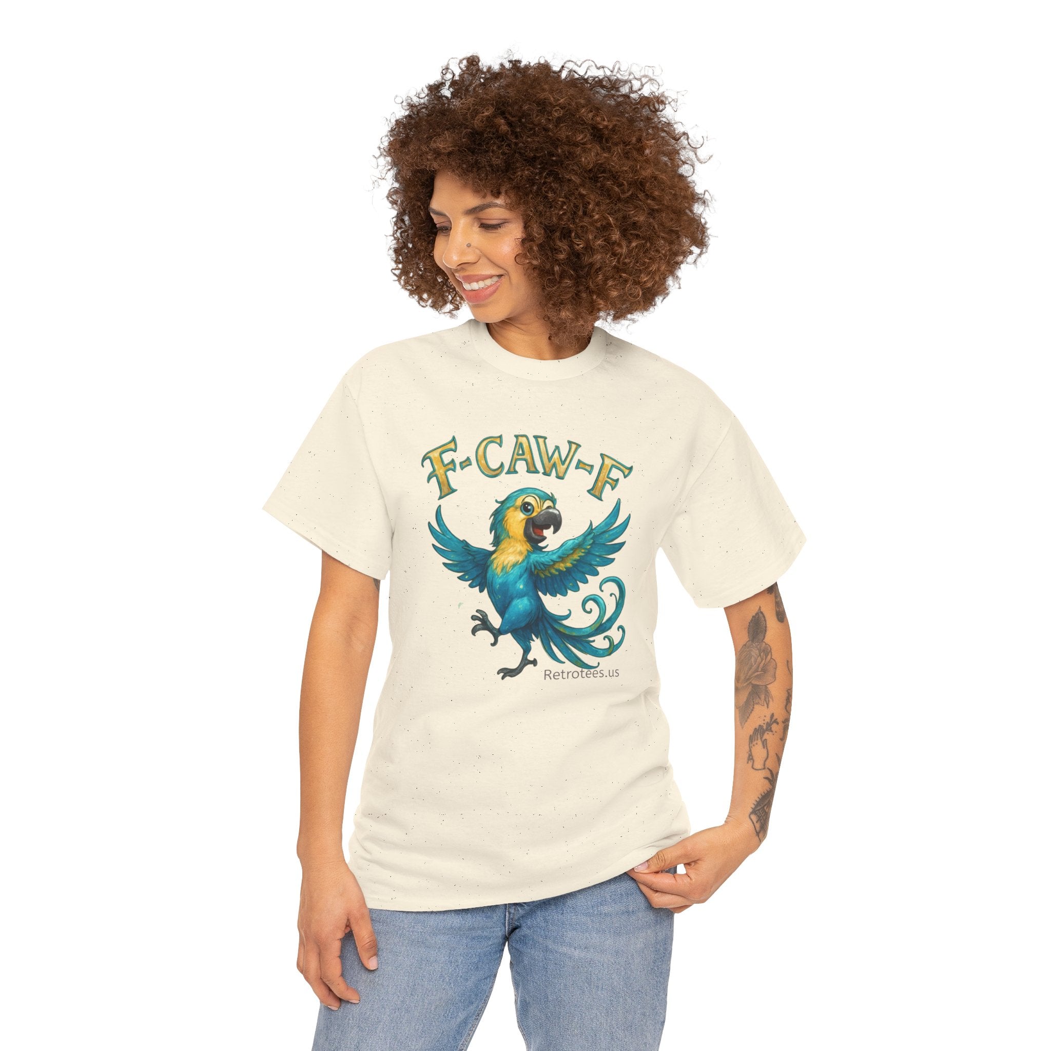 Parrot 'F-CAW-F' Graphic Tee